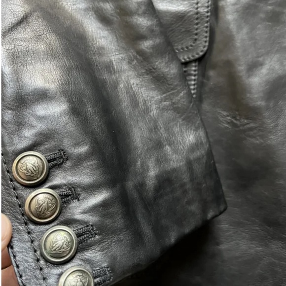 Gucci Women’s Leather Jacket Size 52 IT/Size 16 US - Picture 3 of 10